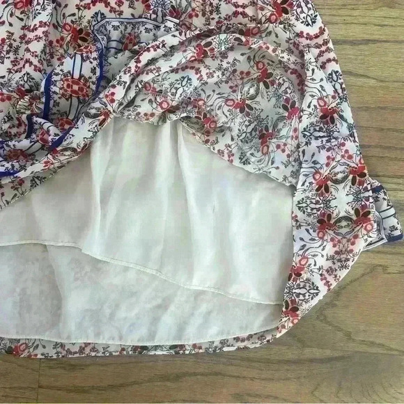 Max Studio Women’s Ruffled Floral Dress Size Medium - Picture 10 of 12